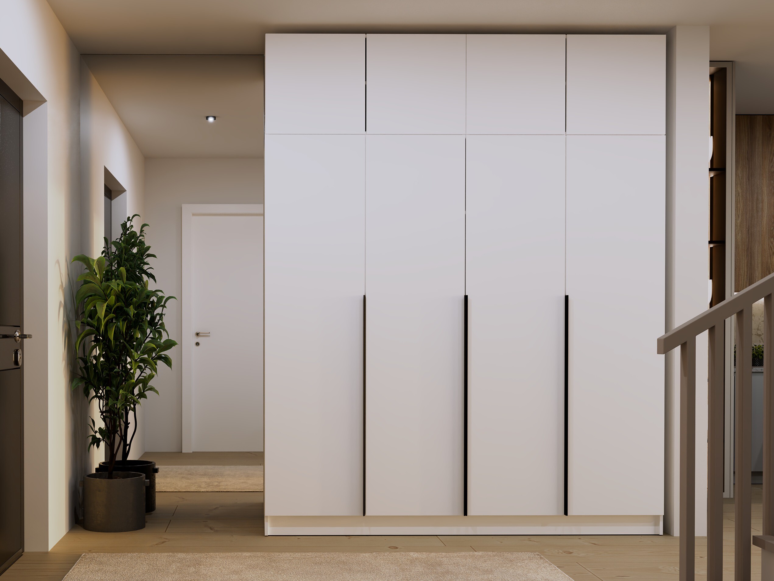 Armadio Mandeville 400 (Bianco + Nero)