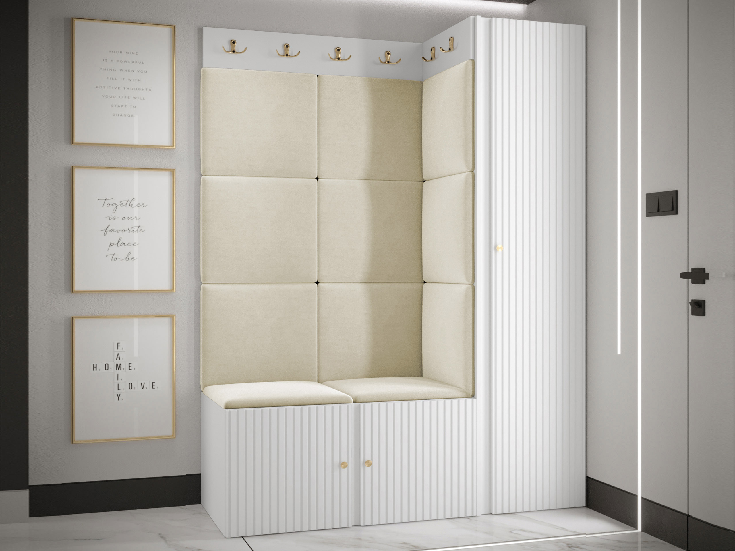 Set arredo da corridoio Hartford 385 (Polo 872)