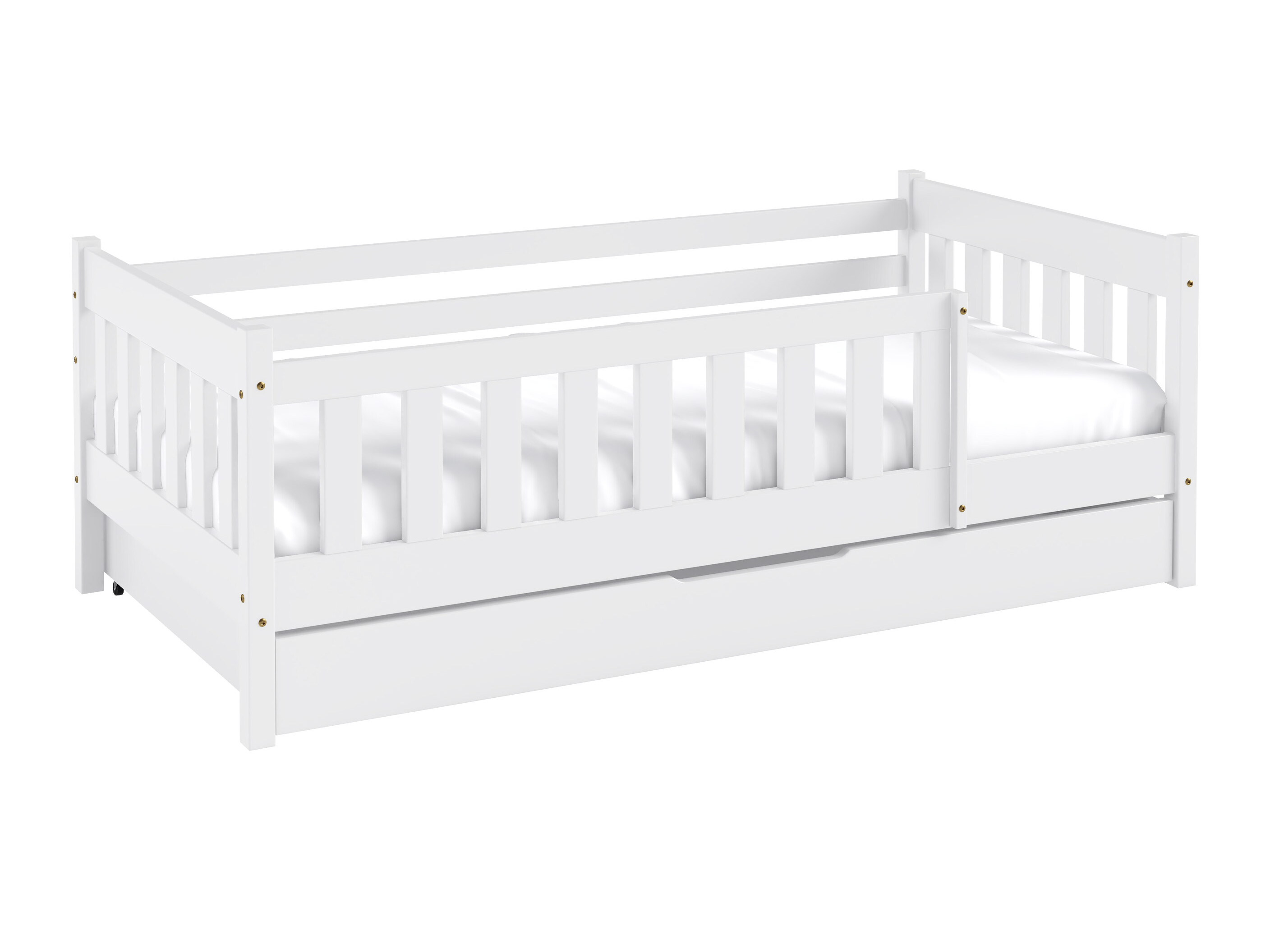 Letto Edmond 124 (Bianco)