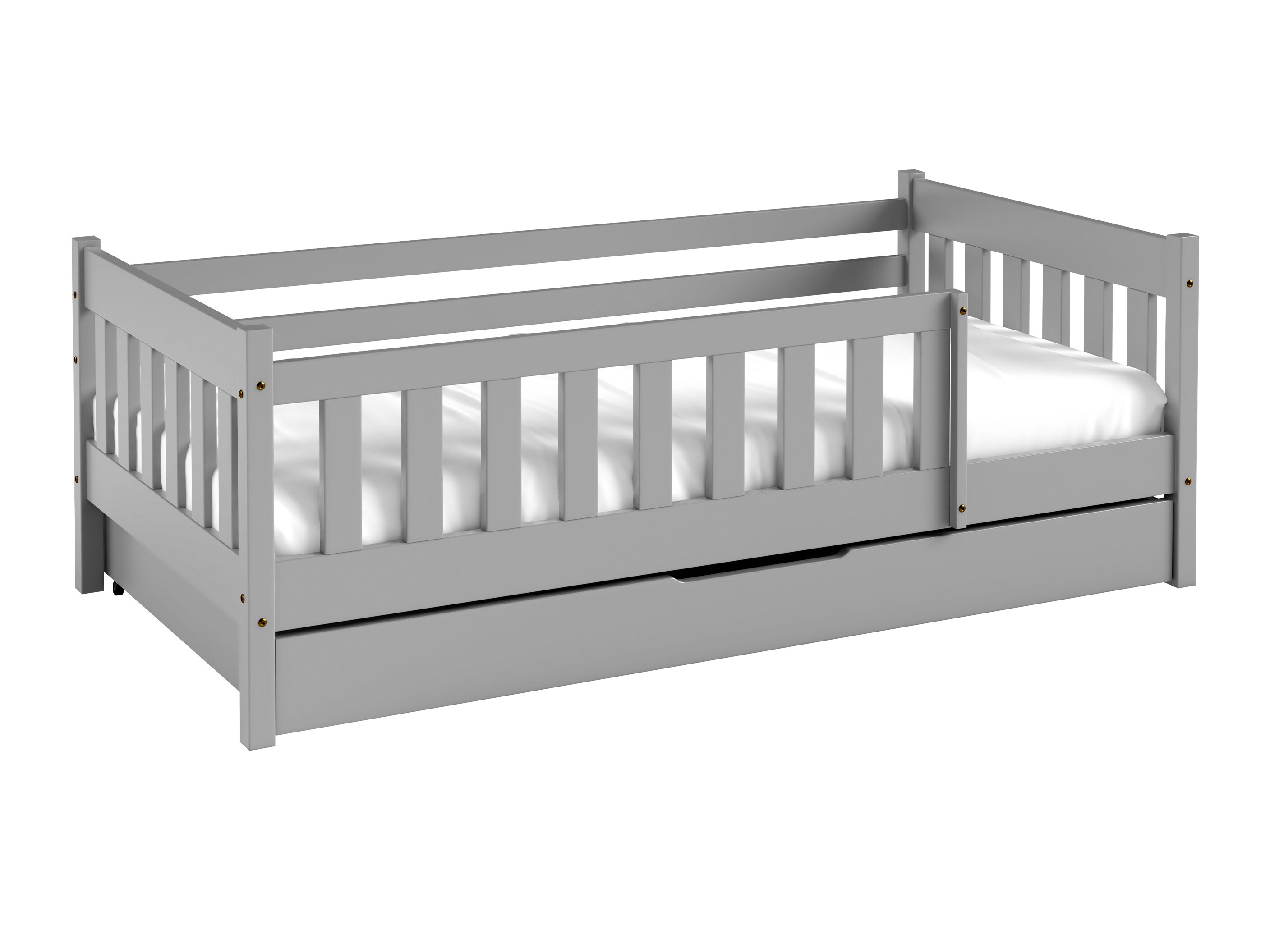 Letto Edmond 124 (Grigio)