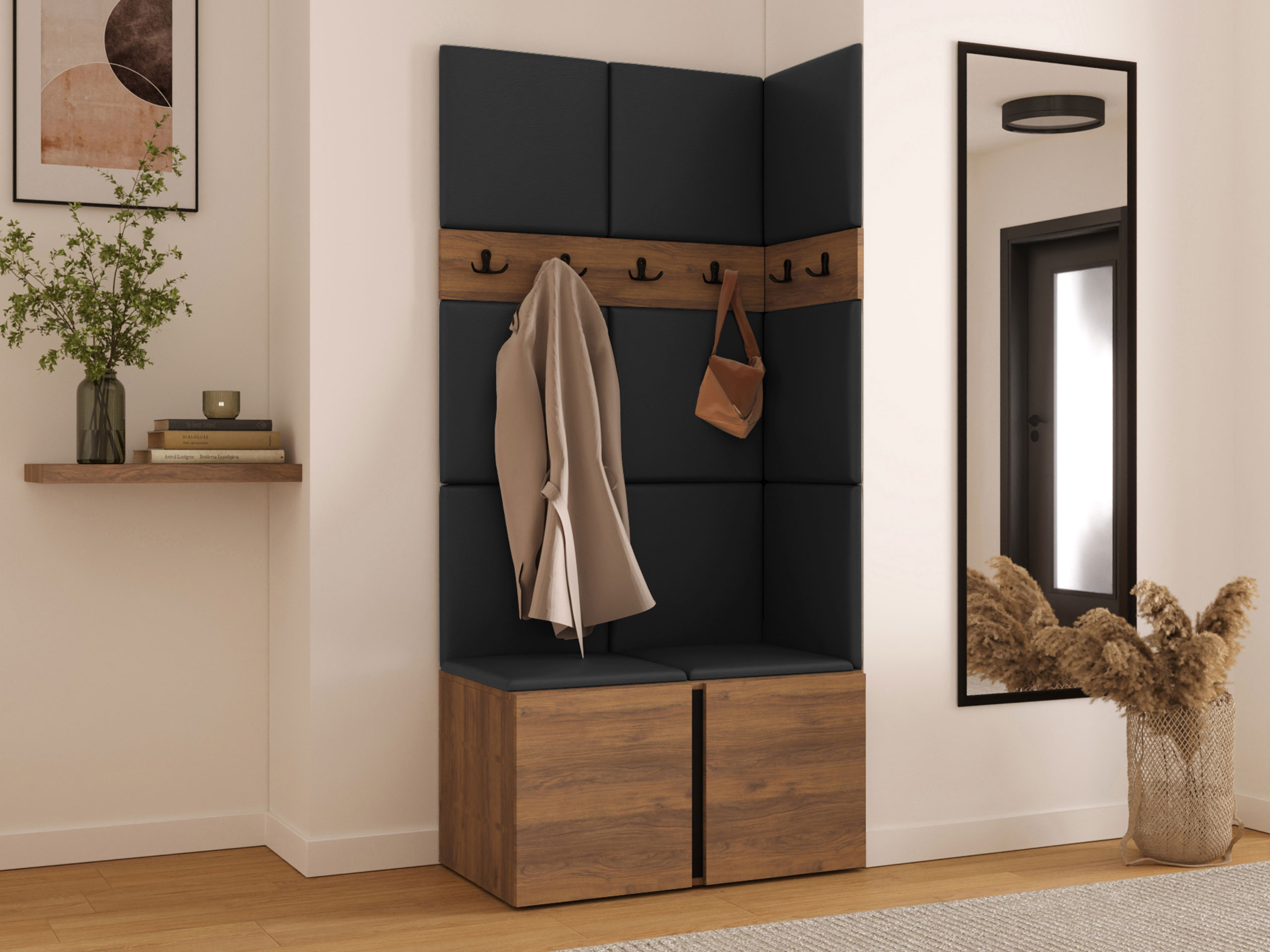 Set arredo da corridoio Pinis I (Eco-pelle Soft 011)