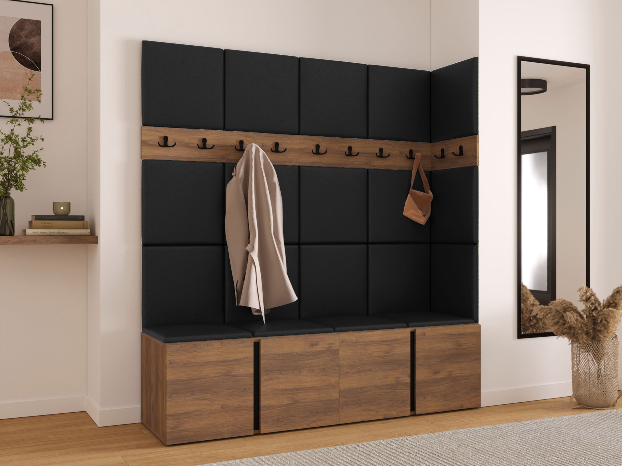 Set arredo da corridoio Pinis II (Eco-pelle Soft 011)