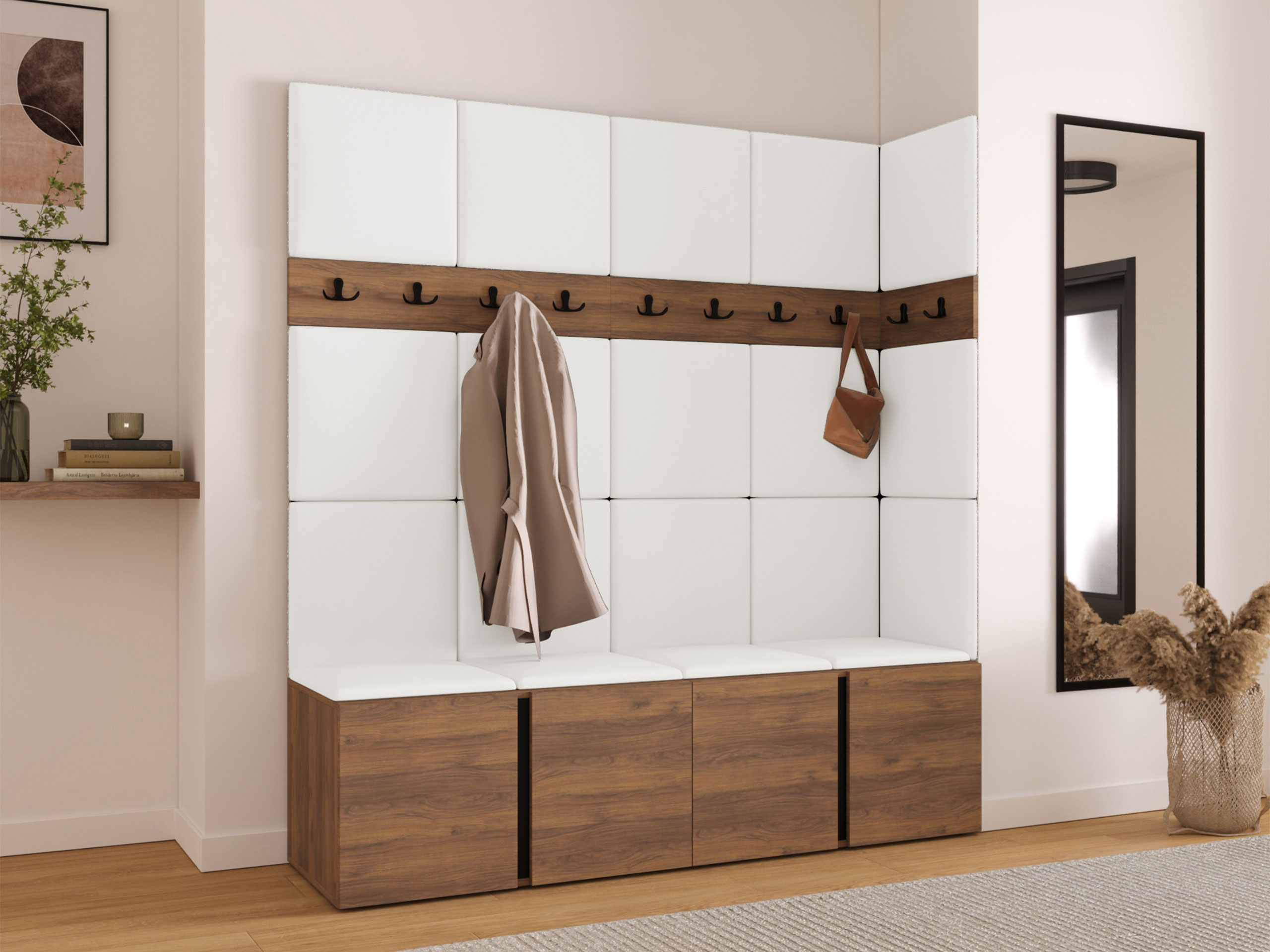 Set arredo da corridoio Pinis II (Eco-pelle Soft 017)