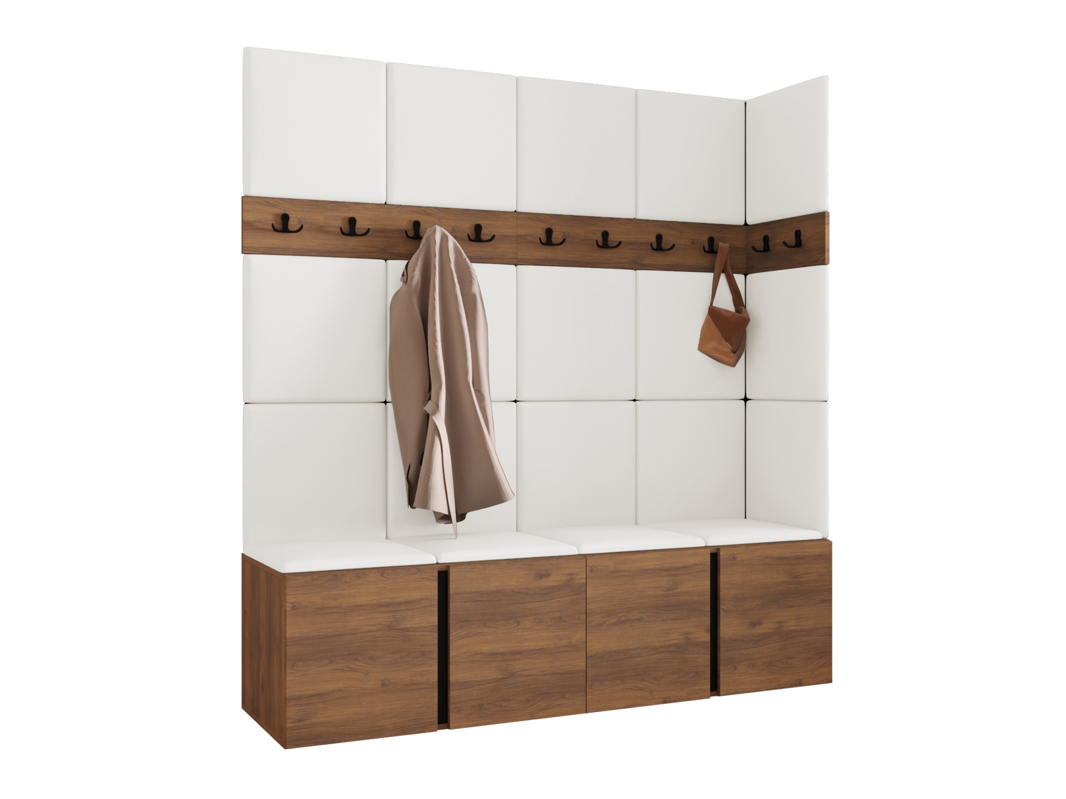 Set arredo da corridoio Pinis II (Eco-pelle Soft 017)