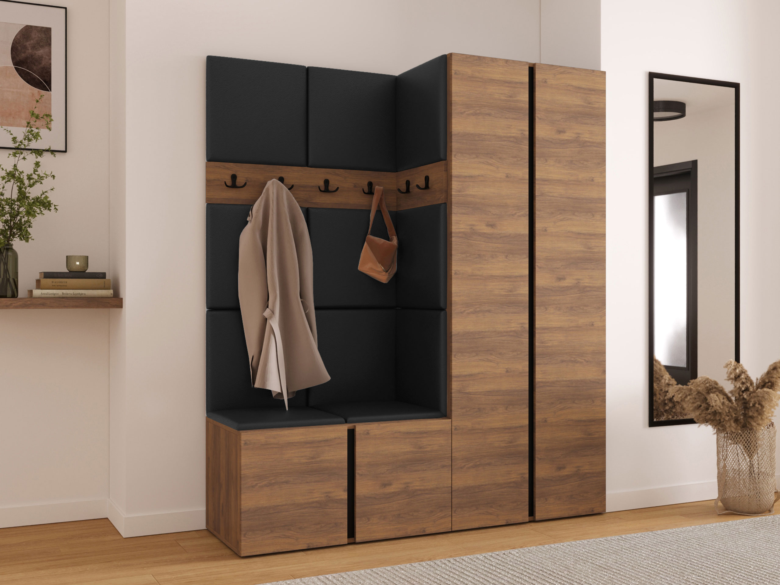 Set arredo da corridoio Pinis III (Eco-pelle Soft 011)