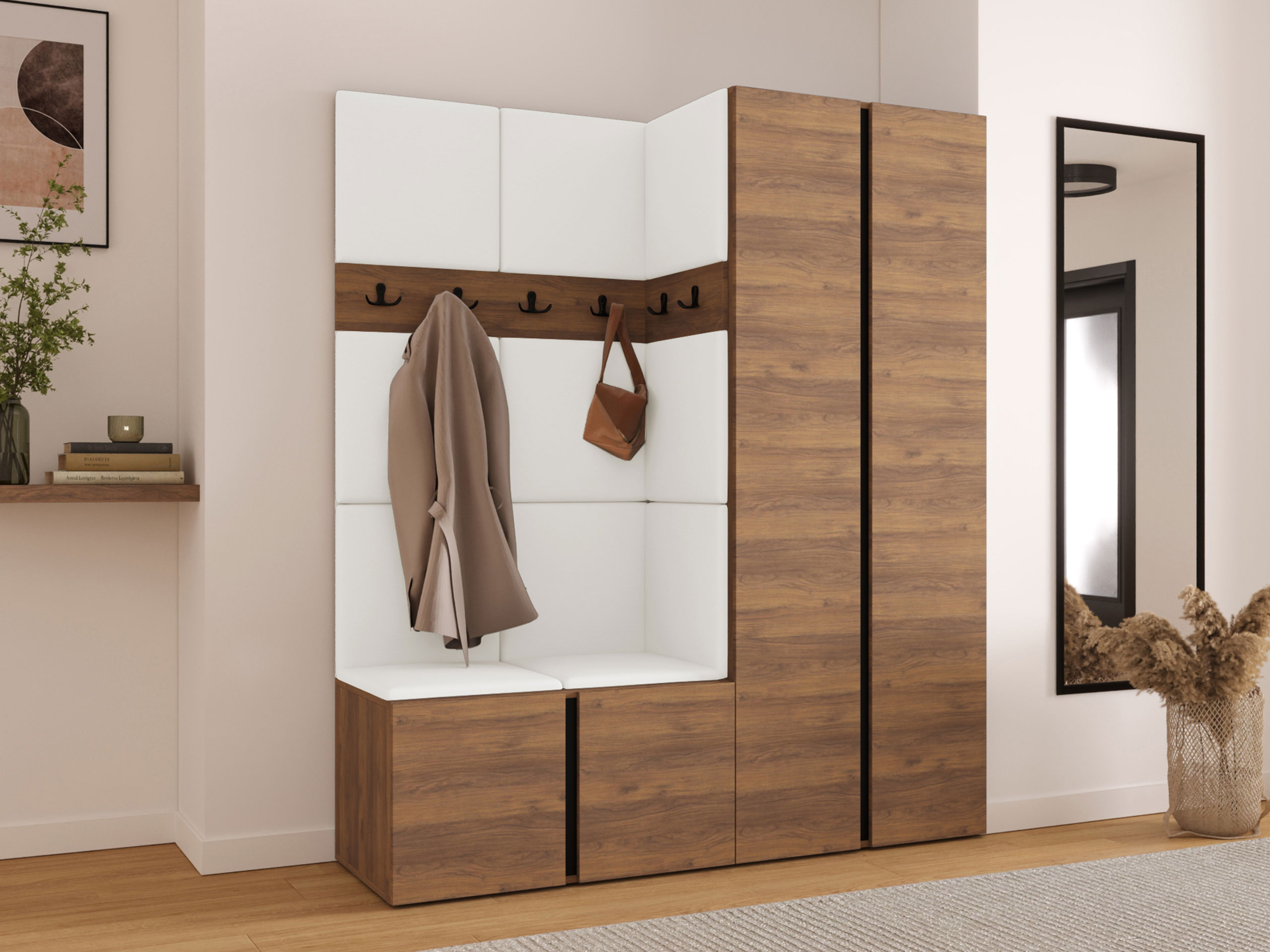 Set arredo da corridoio Pinis III (Eco-pelle Soft 017)