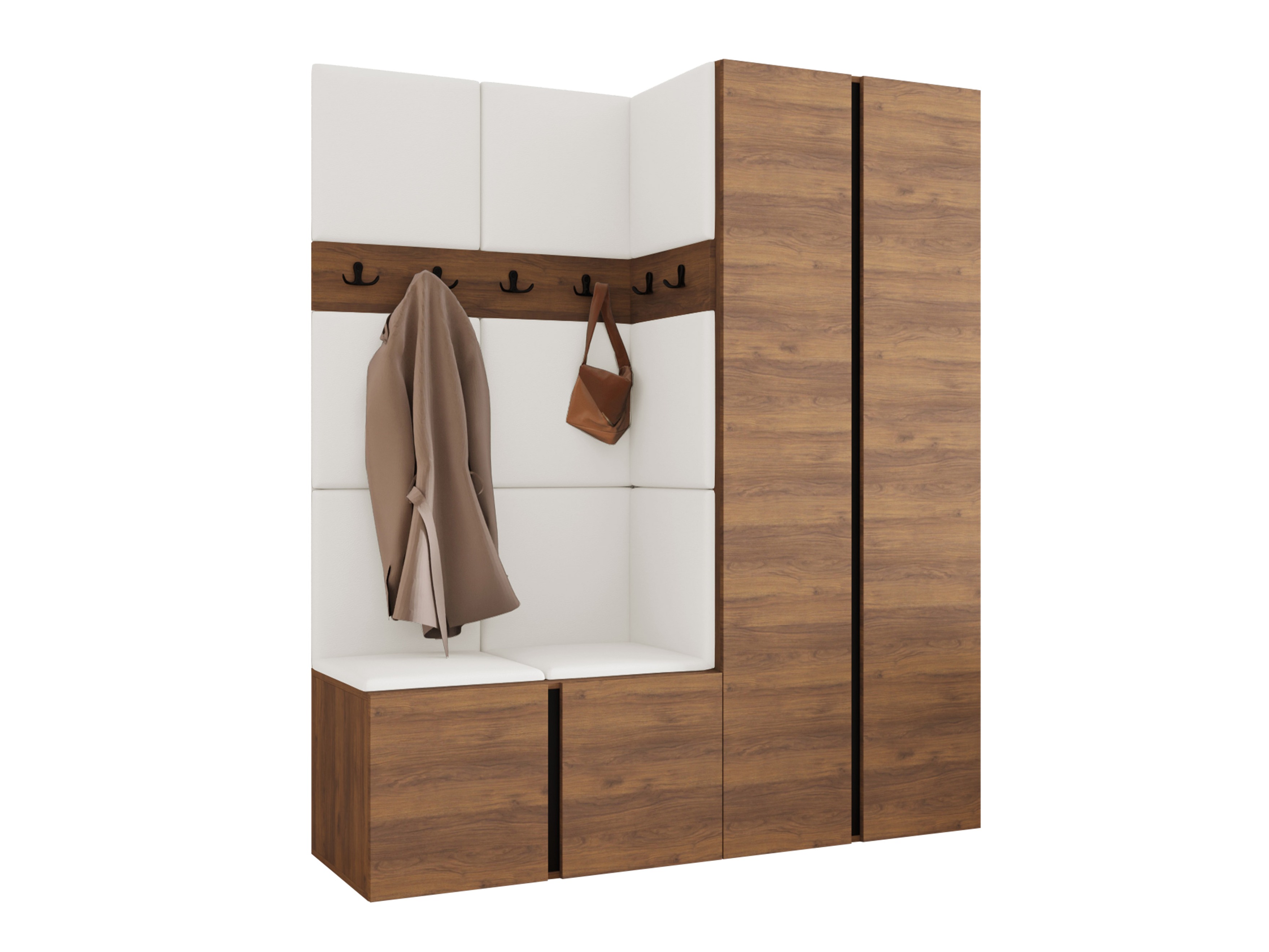 Set arredo da corridoio Pinis III (Eco-pelle Soft 017)