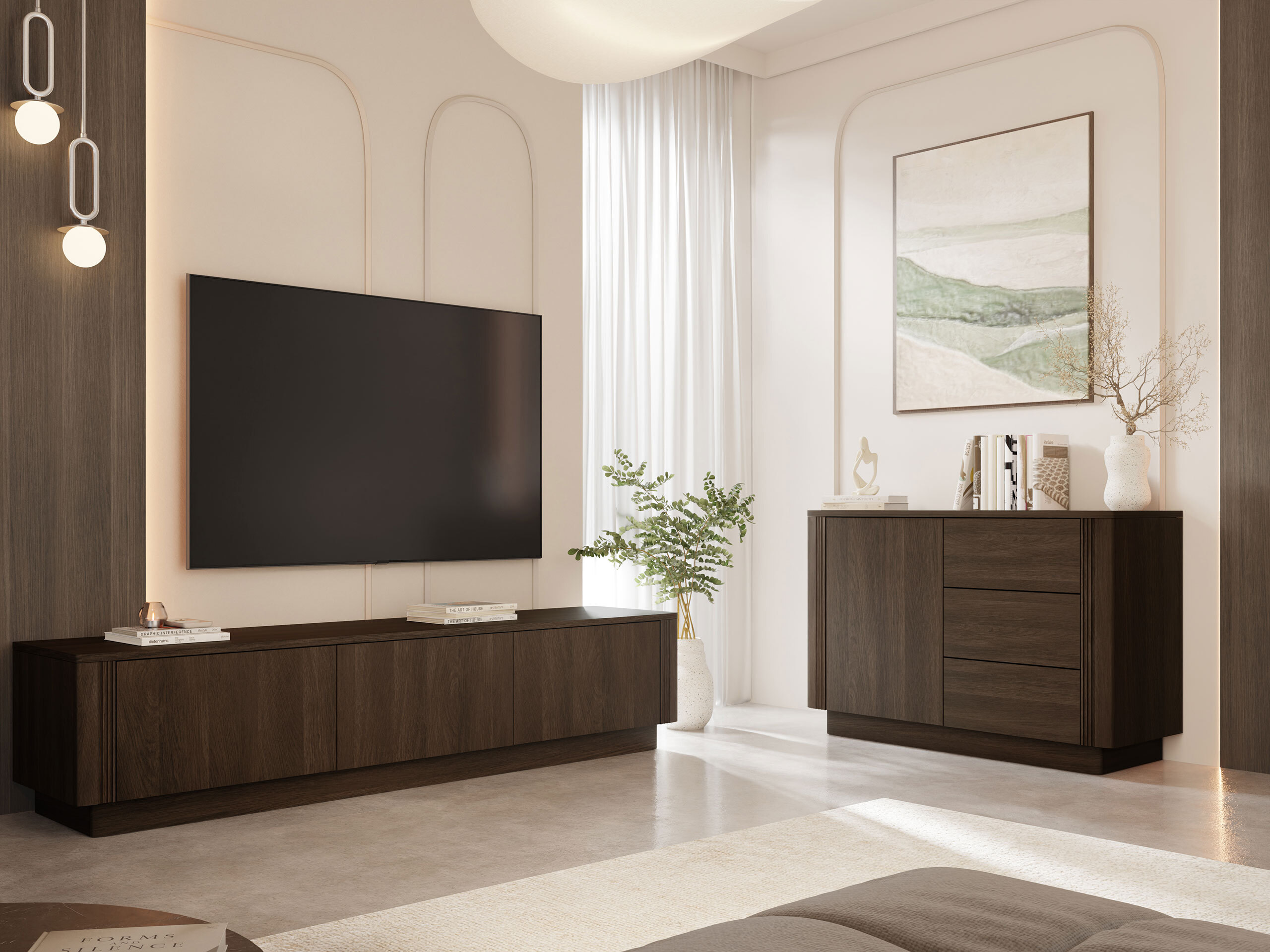 Cassettiera Comfivo Levavio 100 (Rovere moro)