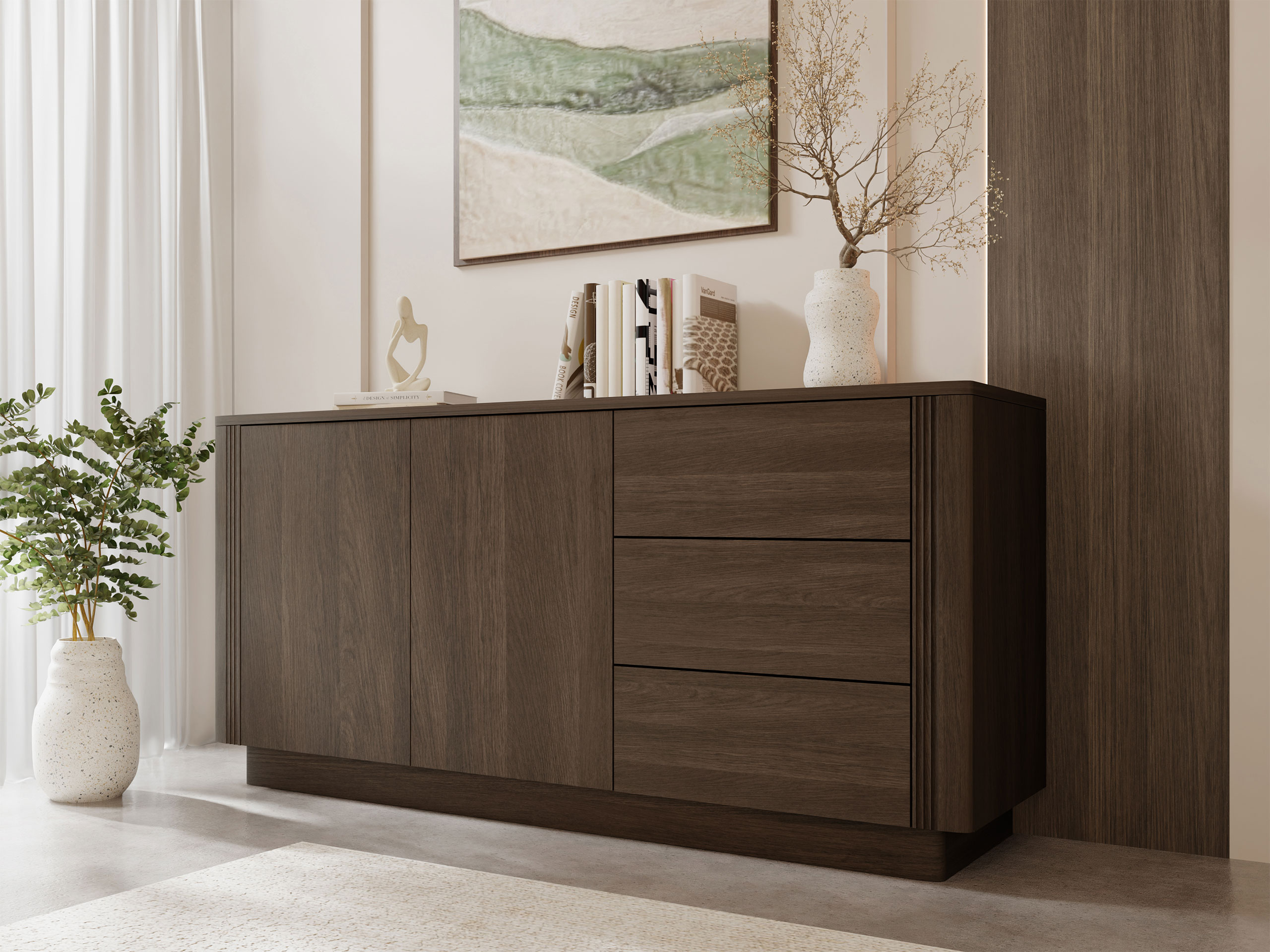 Cassettiera Comfivo Levavio 101 (Rovere moro)
