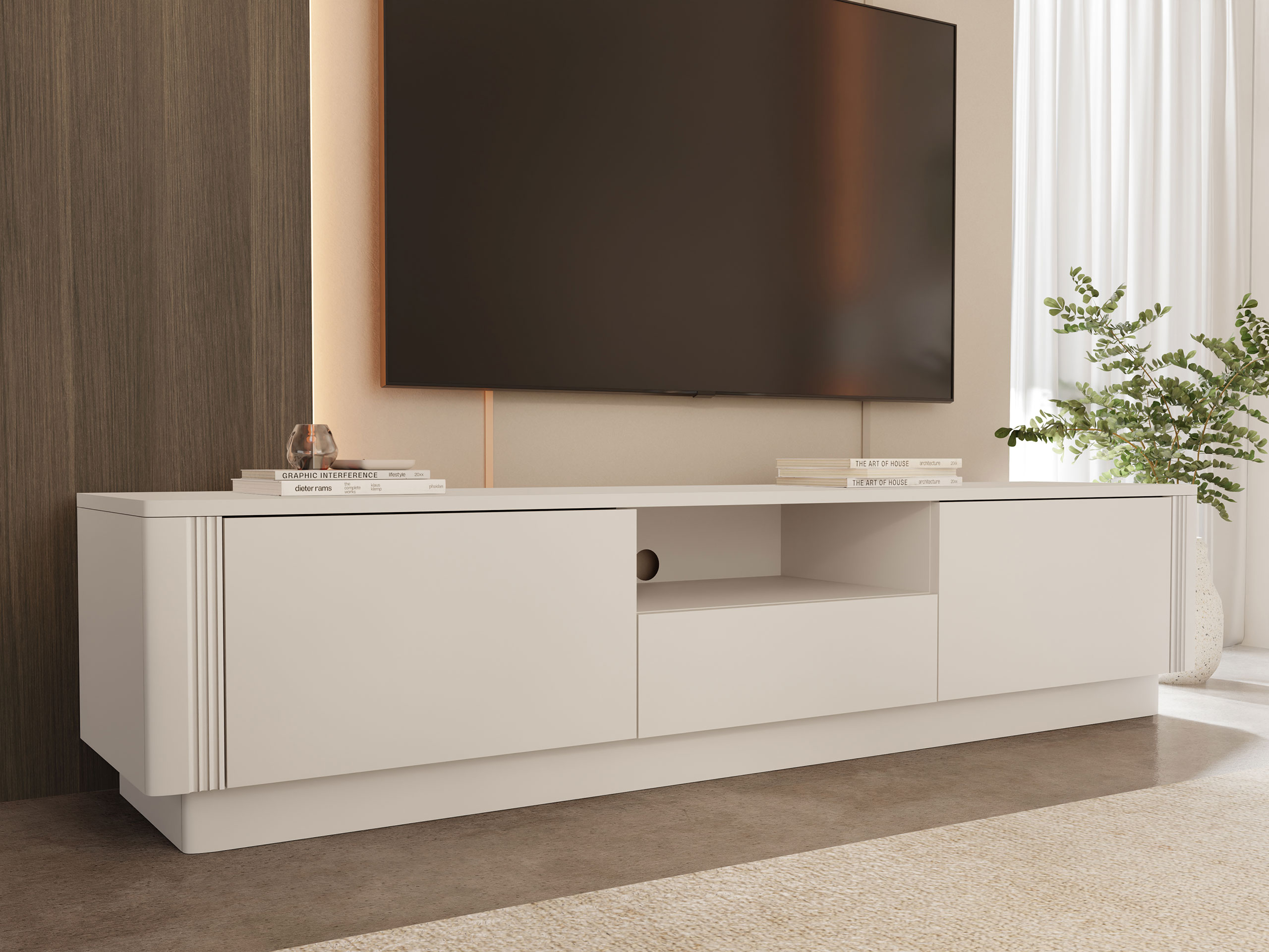 Mobile porta TV Comfivo Levavio 103 (Beige)