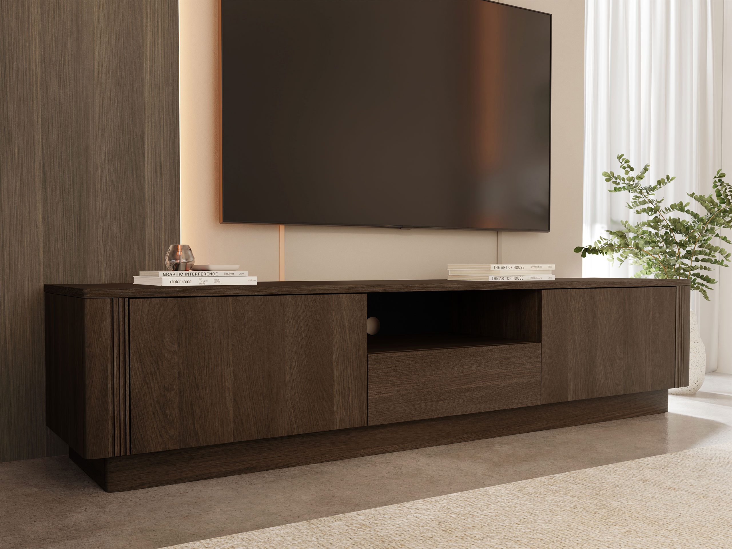 Mobile porta TV Comfivo Levavio 103 (Rovere moro)