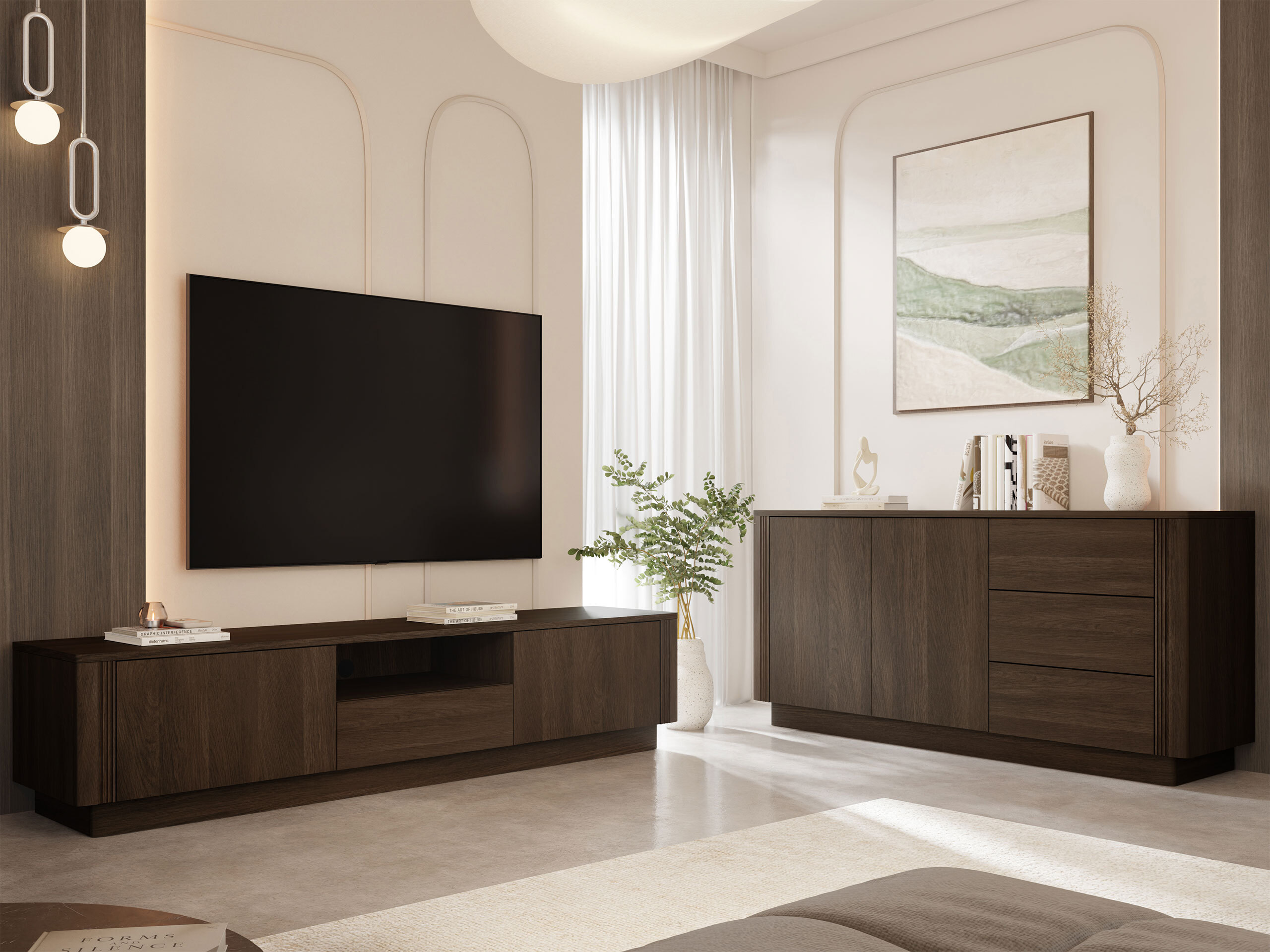 Mobile porta TV Comfivo Levavio 103 (Rovere moro)