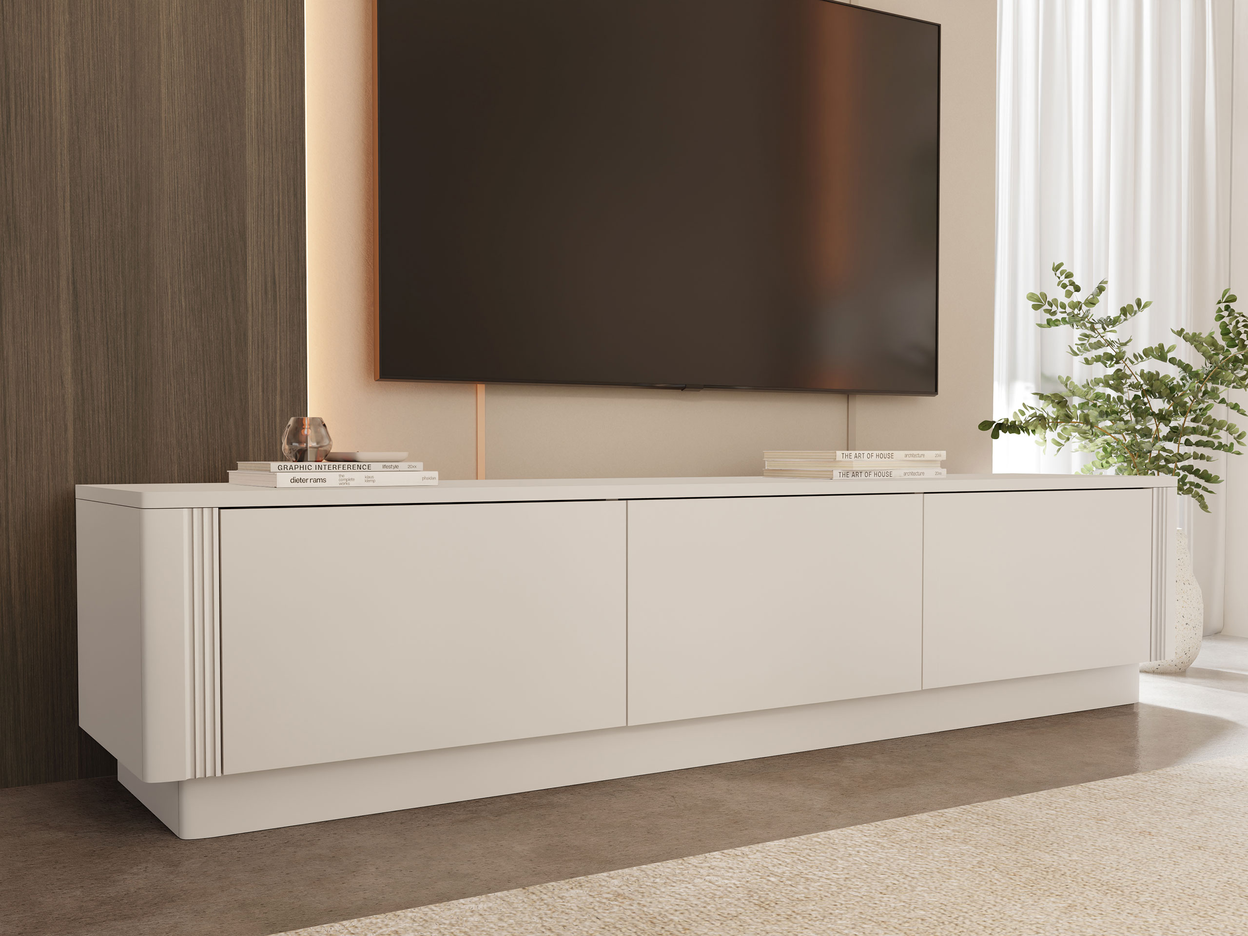 Mobile porta TV Comfivo Levavio 104 (Beige)