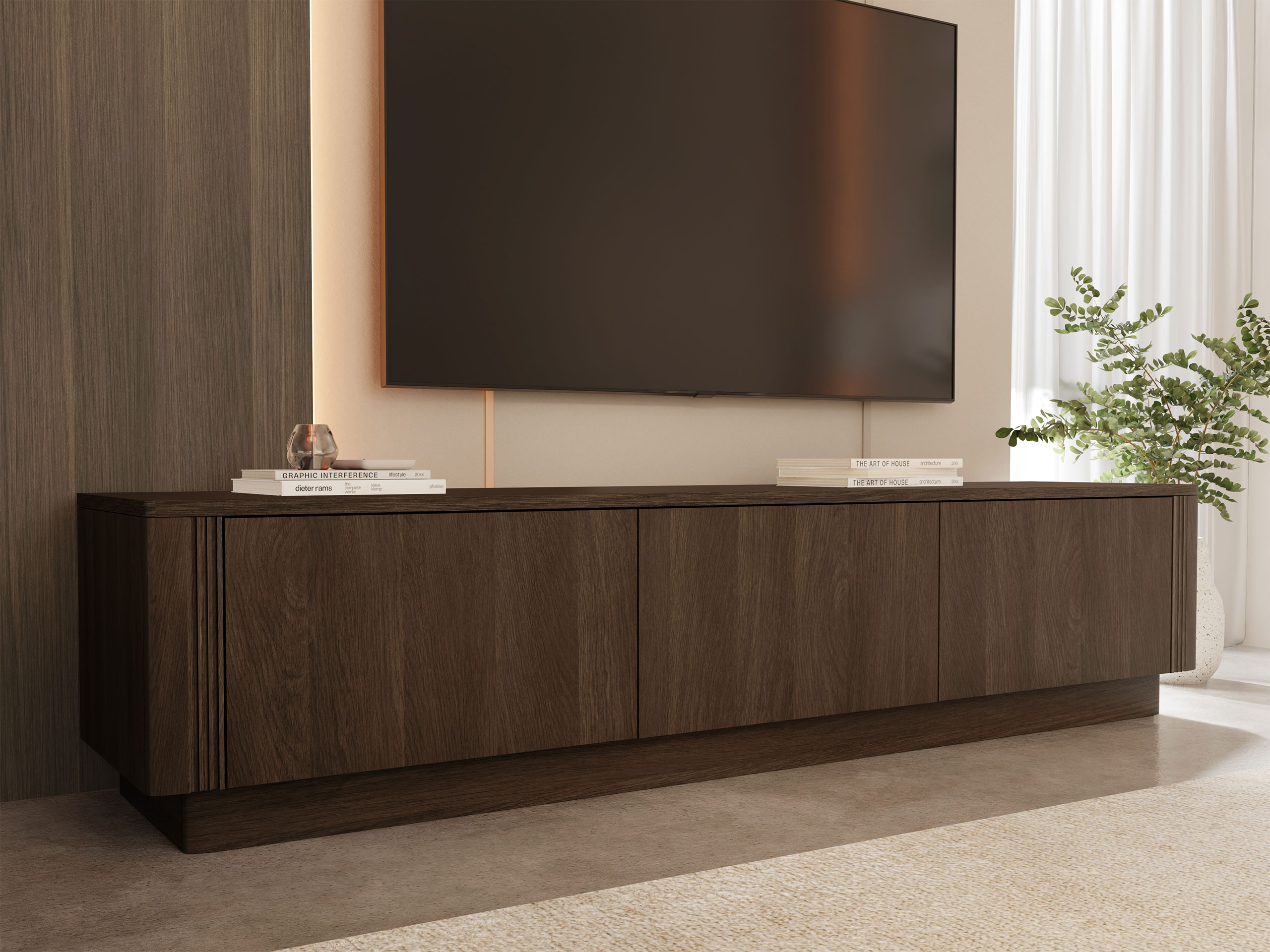 Mobile porta TV Comfivo Levavio 104 (Rovere moro)