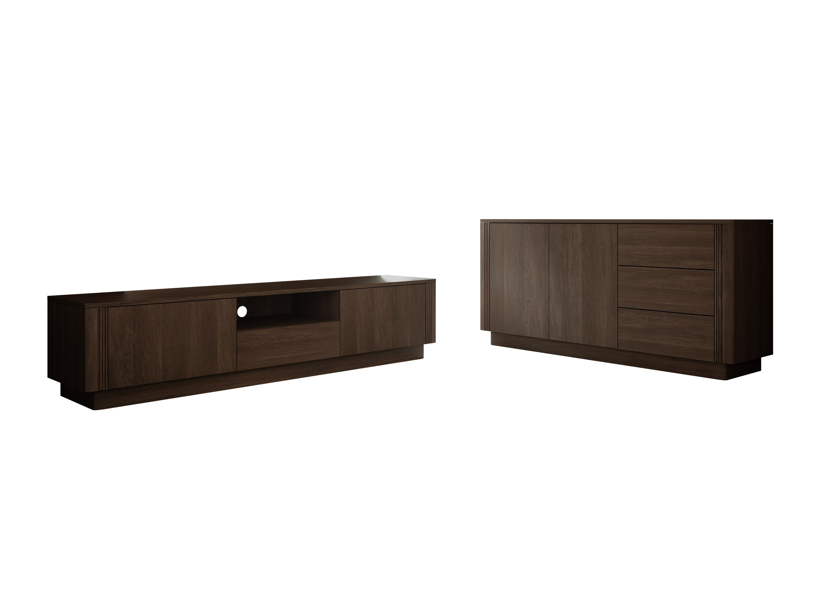 Parete attrezzata Comfivo Levavio 105 (Rovere moro)