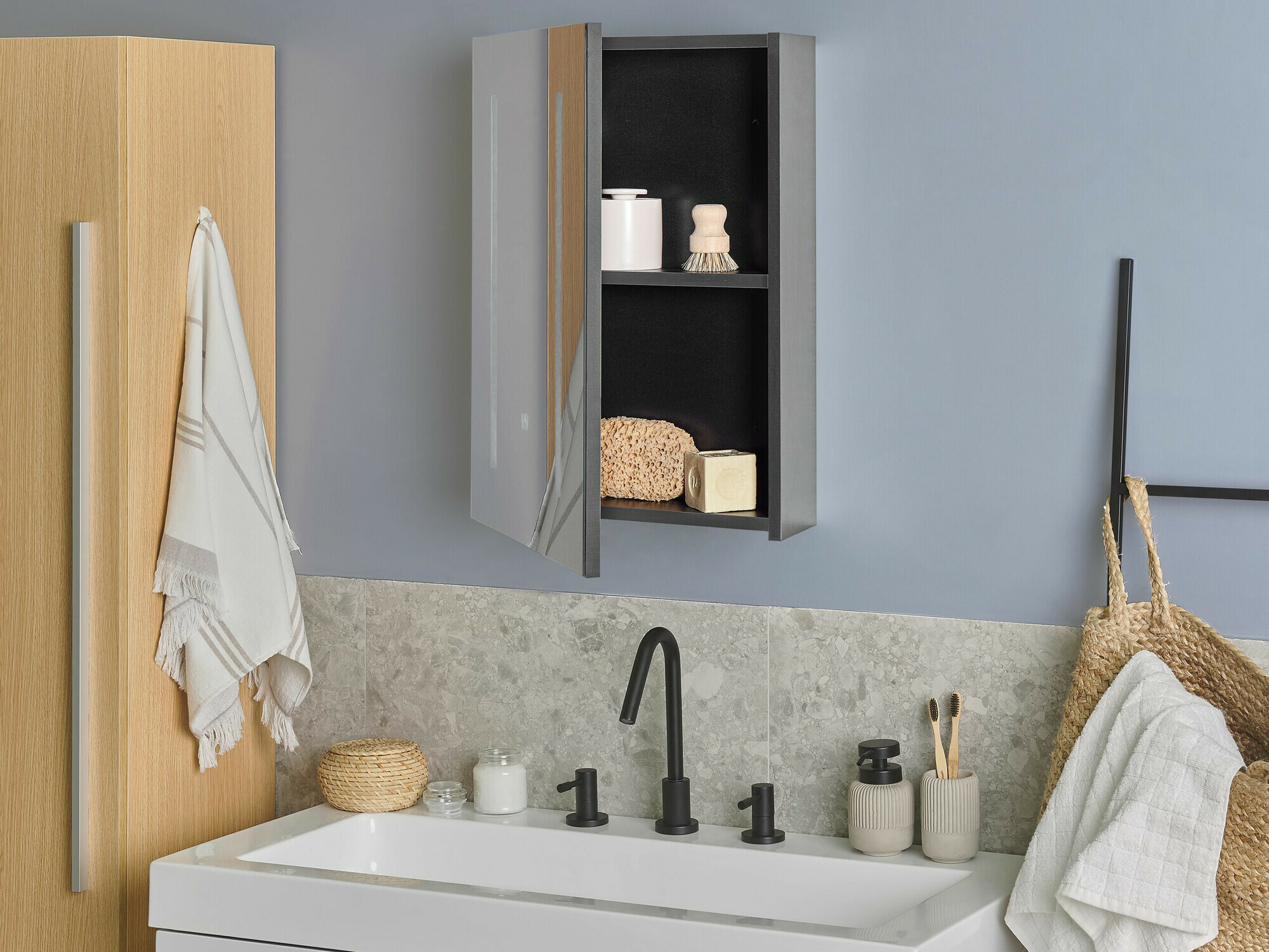 Armadietto a specchio da bagno SL5949