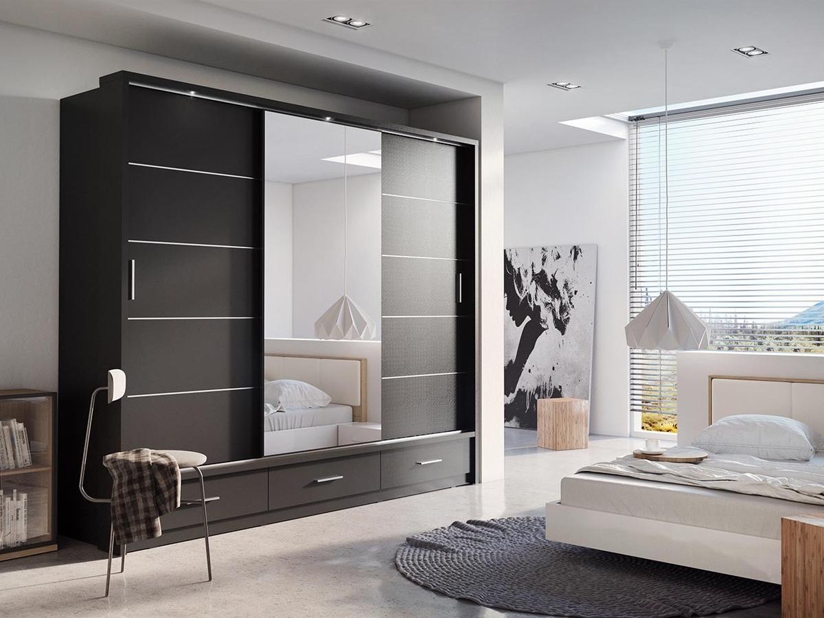 Armadio Fresno 100 (Nero)