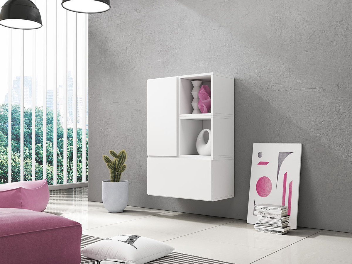 Set di gabinetto Corbele 122 (Bianco)