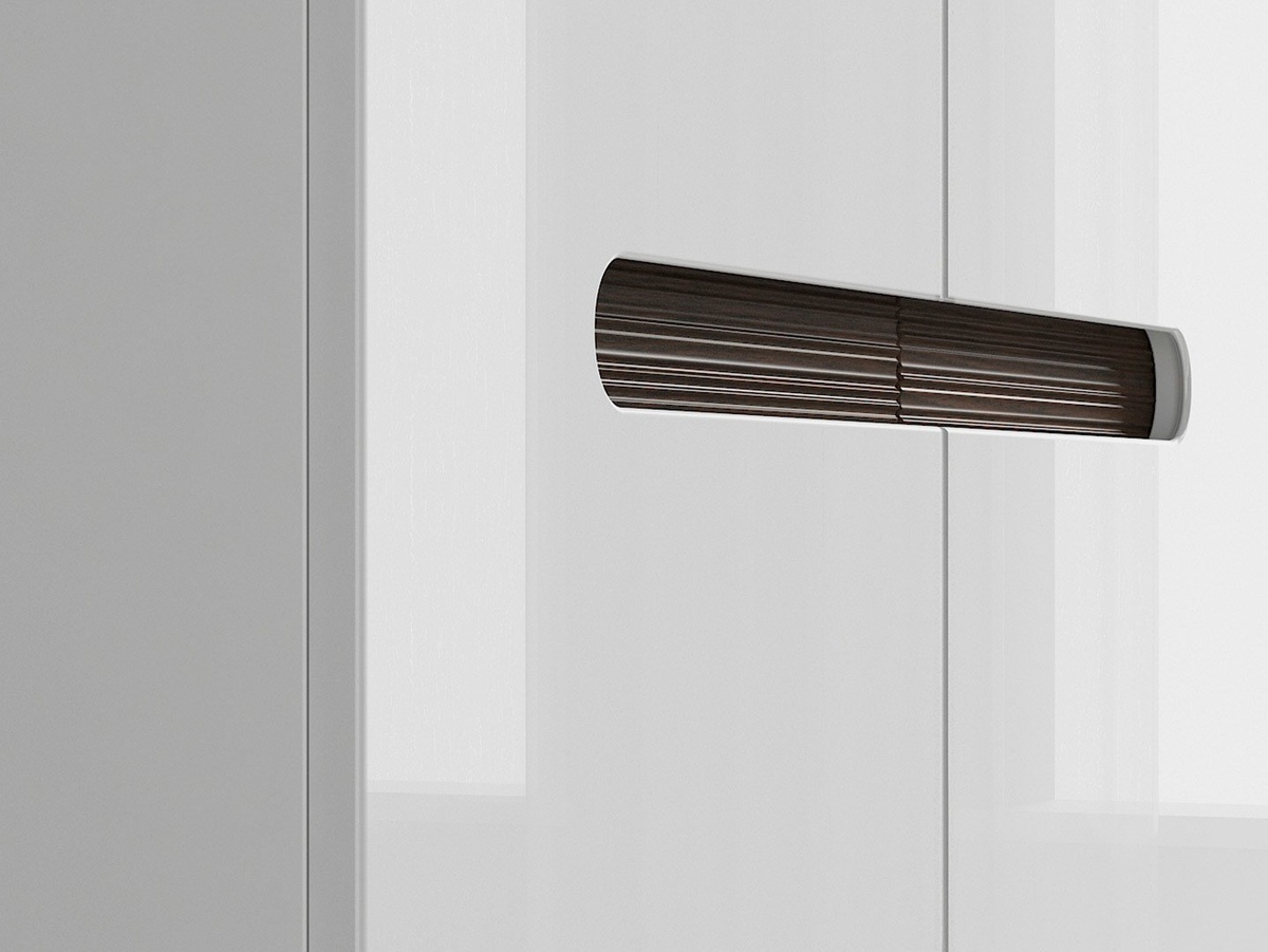 Armadio Serveso 110 (Bianco lucido)