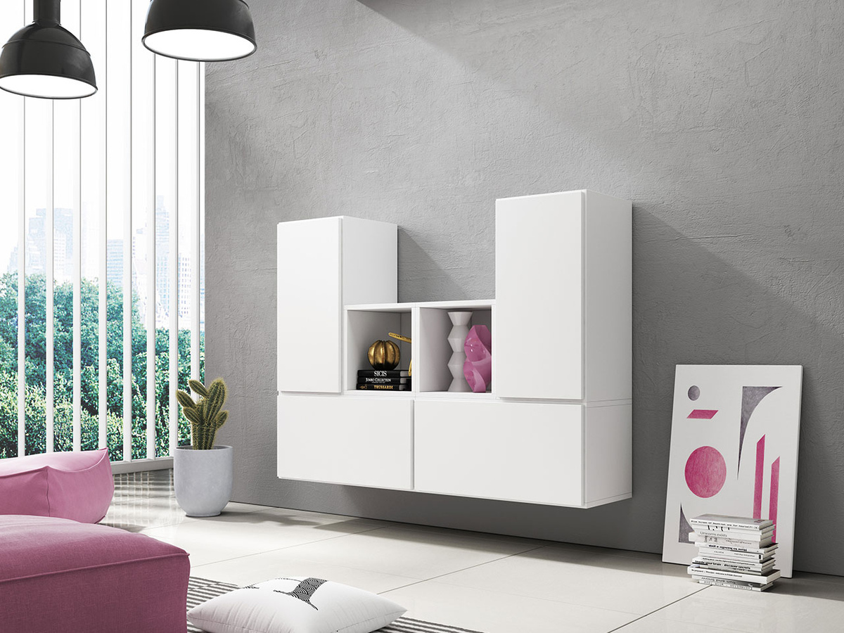 Set di gabinetto Corbele 123 (Bianco)
